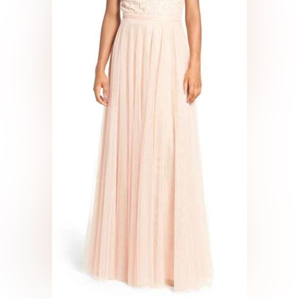 NWOT Jenny Yoo Louise Winslow A-line Maxi Tulle Skirt - Picture 1 of 7